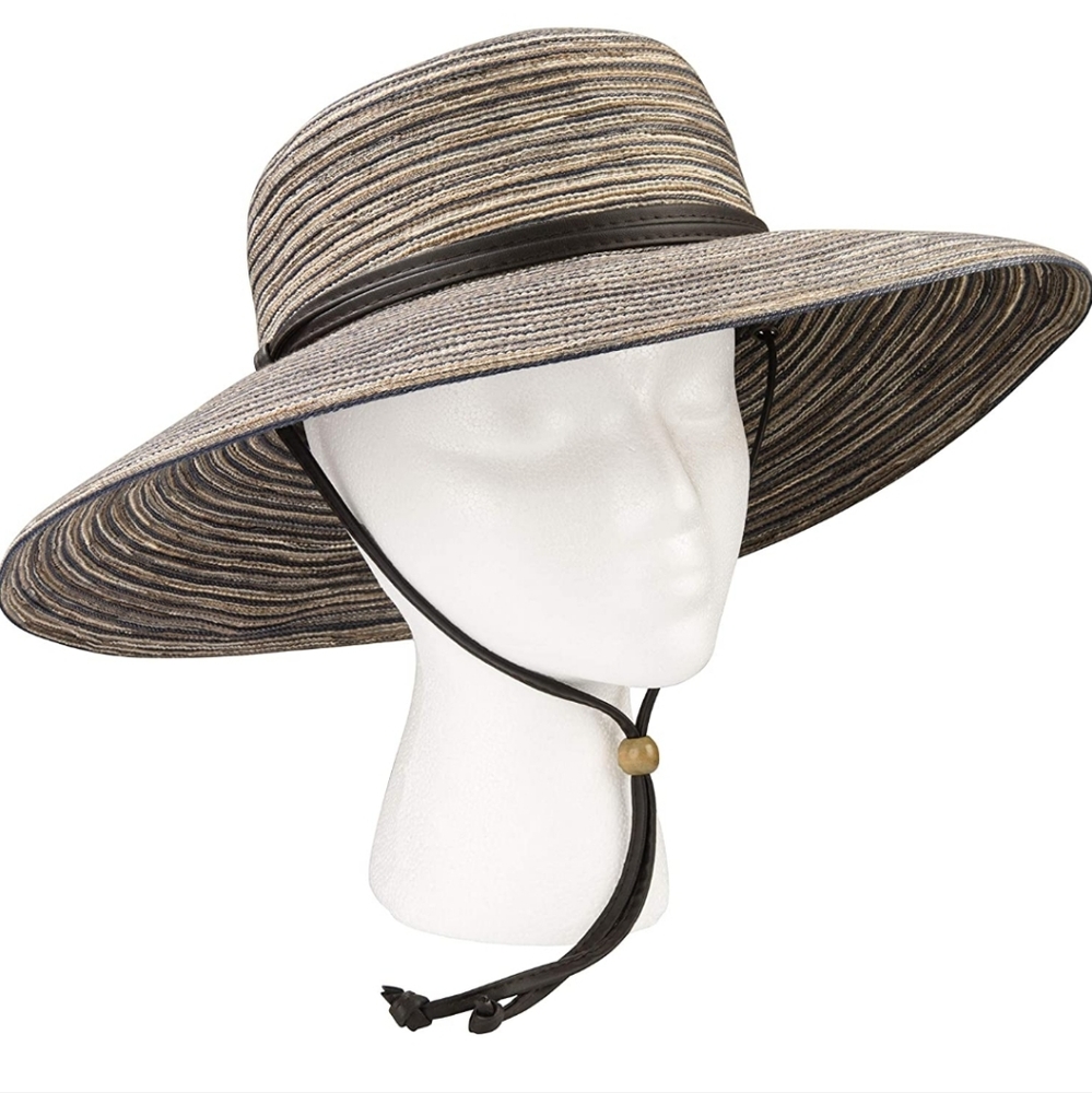 NWT-Sloggers Womens Braided Sun Hat, Earth Brown